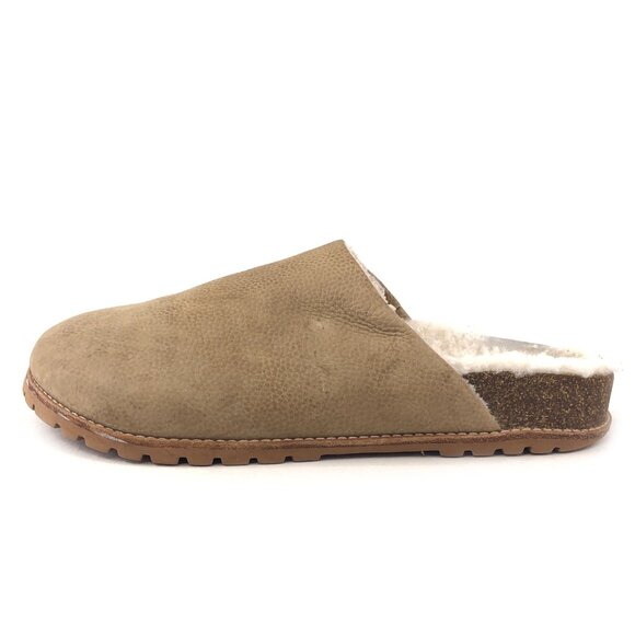 Madewell The Layne Clog Mules in Nubuck and Shearling 10 - Picture 1 of 15